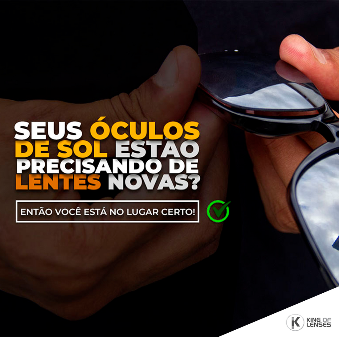 Você sabia que é possível realizar a troca das lentes dos seus óculos de sol?